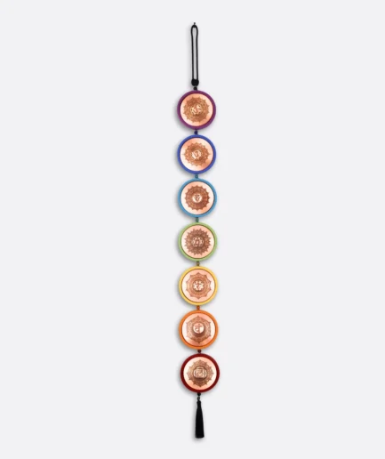 Serie de 7 chakras en cobre