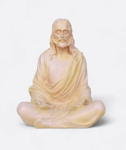 Estatua de Jesus meditando