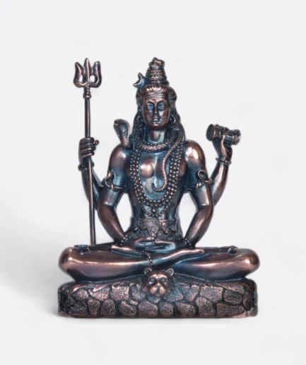 Estatua Shiva Metalizado