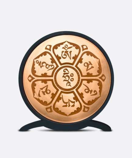 Om Mani Padme Hum en cobre