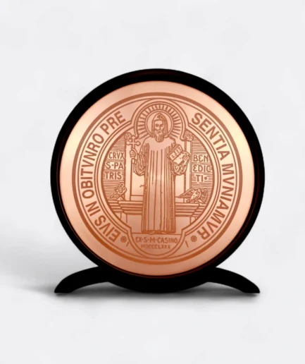 Medalla de San benito en cobre